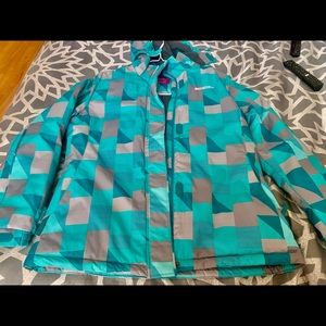Warm ski jacket